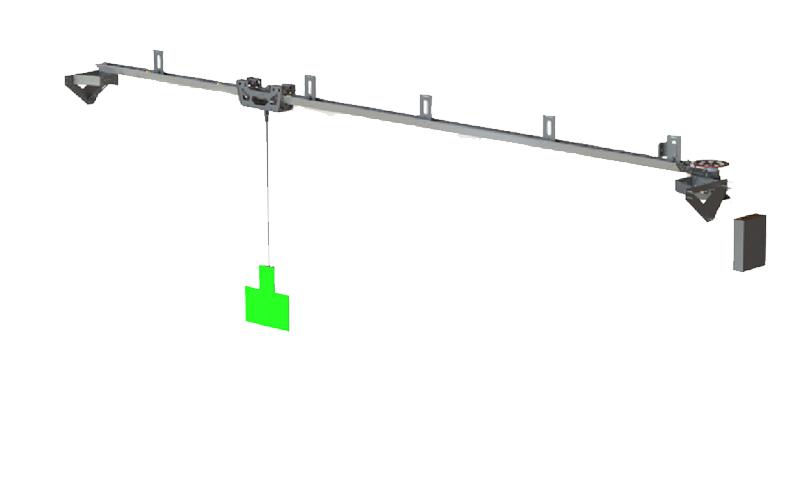 moving targets, cord based target system, equipment for shooting range, PUMA 90